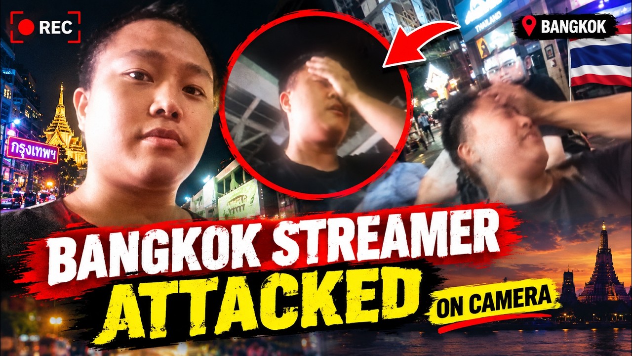 Kick Streamer Taemin1998 Attacked In Bangkok1