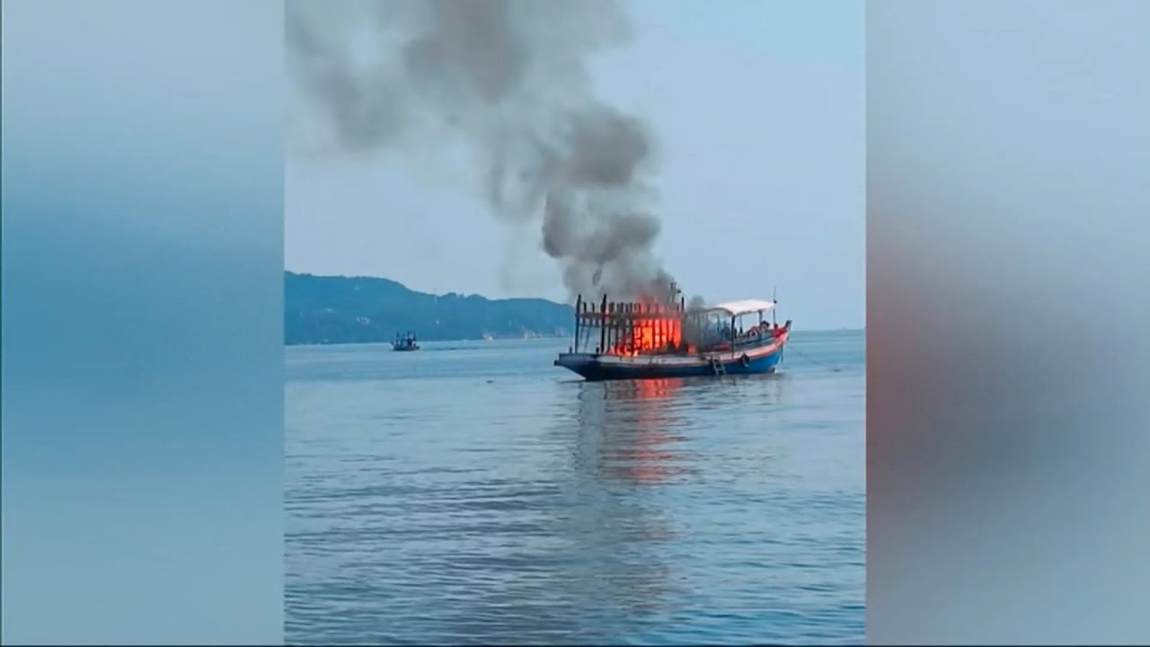 British tourist missing after Thailand boat fire (Coast of Koh Tao) 17/Mar/2025