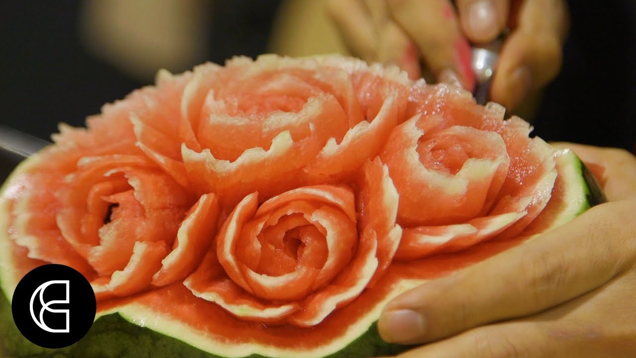 The Thai Art of Fruit Carving