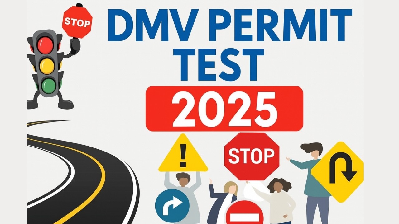 DMV Permit Test Updated 2025 – Real DMV Practice Questions to Help You Pass