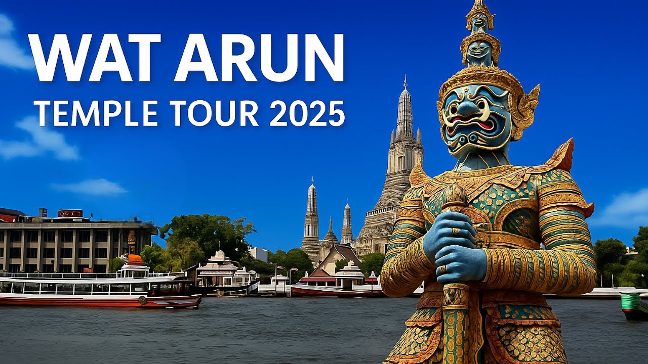 Wat Arun Walking Tour – Temple of Dawn, Bangkok Thailand ???????? 4K  #ThailandTravel2025
