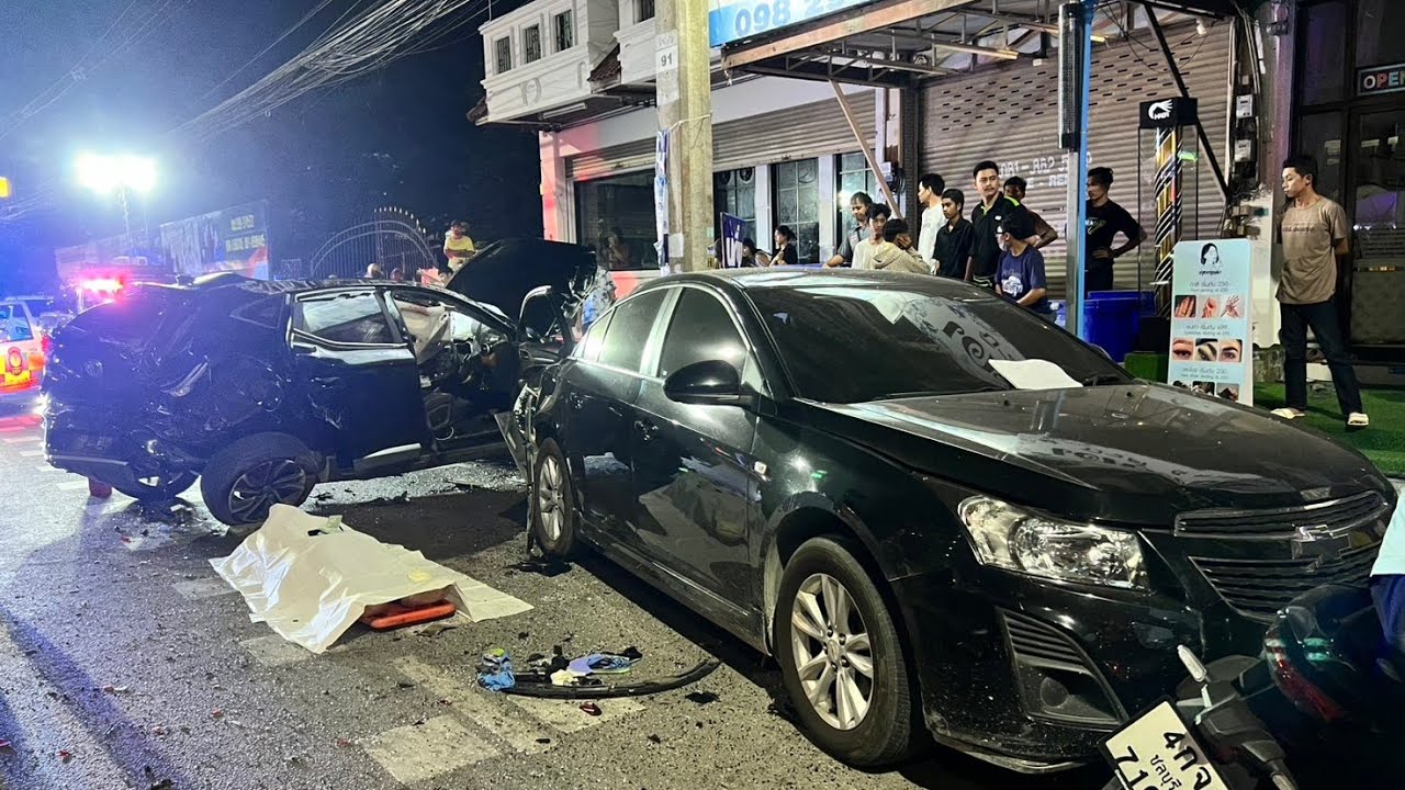 Chinese Man arrested in Pattaya after major crash  that kills one, injures multiple others