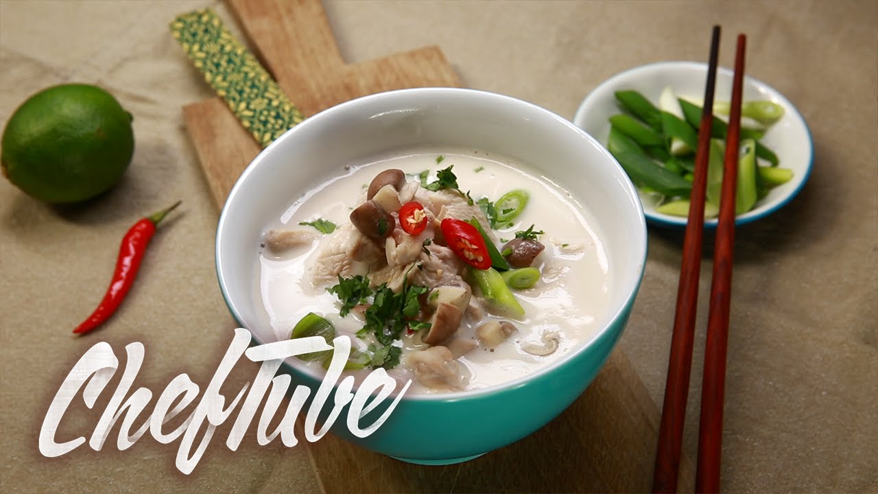Comment faire une Soupe Tom Kha Gai - Recette dans la description