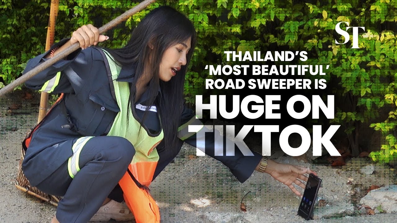 Thailand’s ‘most beautiful’ road sweeper is a hit on TikTok