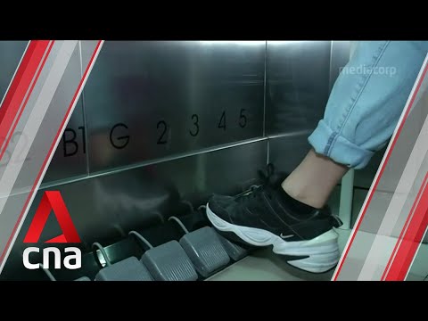 Look, no hands: Bangkok mall replaces elevator lift buttons with foot pedals to curb COVID-19 spread