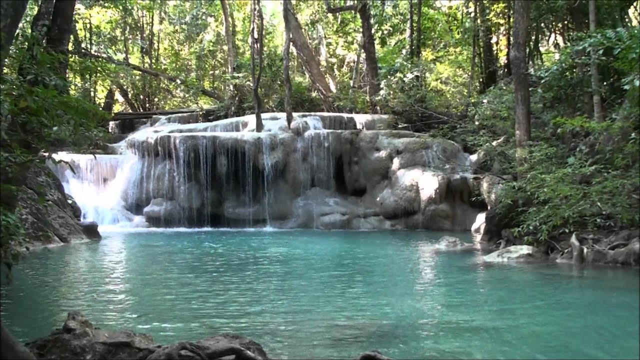 Erawan Falls, Kanchanaburi, Thailand.