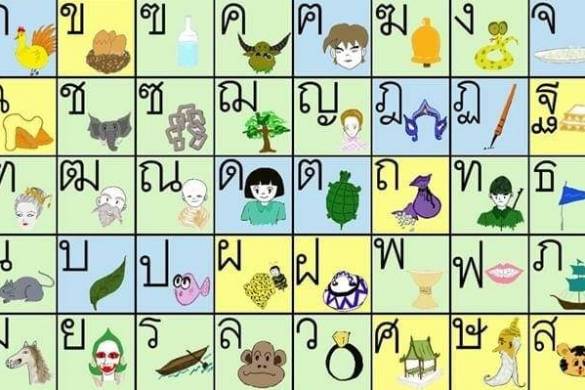 Apprendre à écrire l&rsquo;alphabet thaï : les consonnes