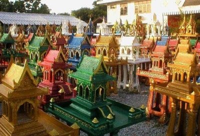 Sale exhibition of spirit houses
