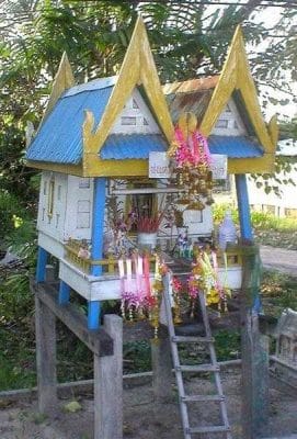 Spirit House in wood