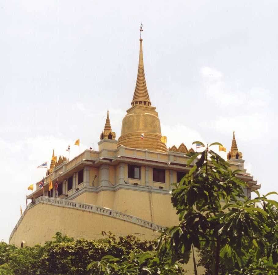 Wat Saket, le temple de la montagne d'or à Bangkok