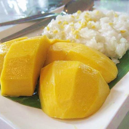 Recette du riz gluant à la mangue et au lait de coco 4 Recette du riz gluant à la mangue et au lait de coco