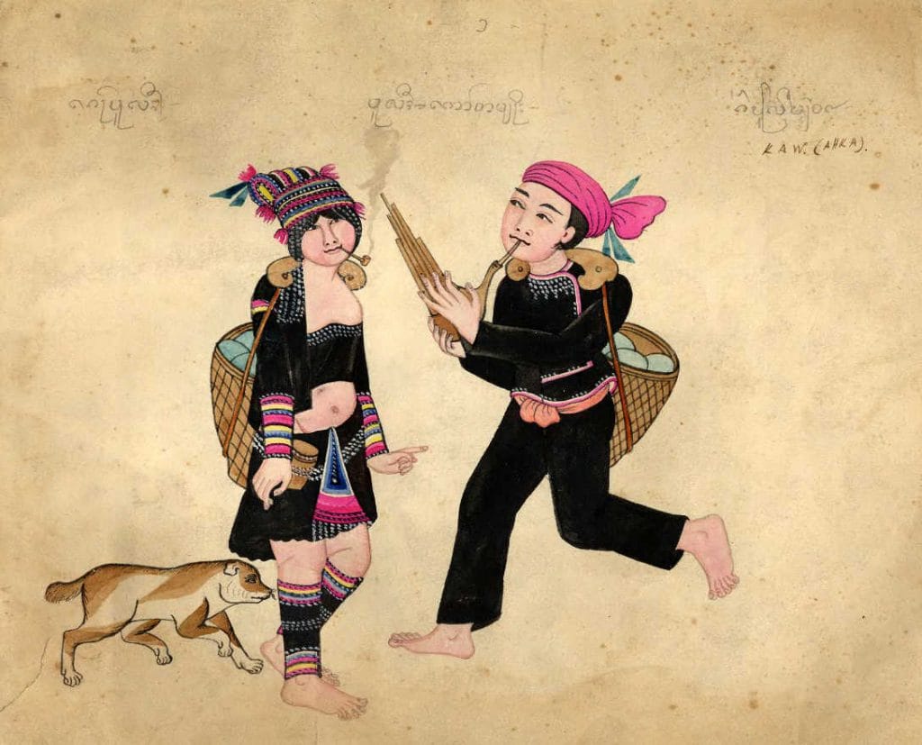Peinture Akha