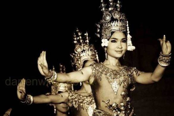 Les danseuses Apsaras, nymphes célestes