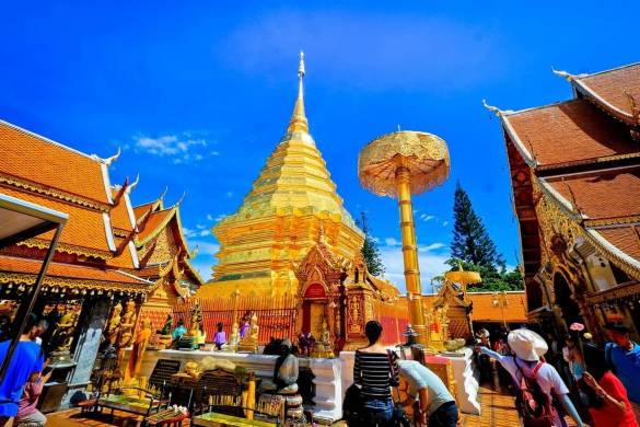 Le Wat Phrathat Doi Suthep à Chiang Mai
