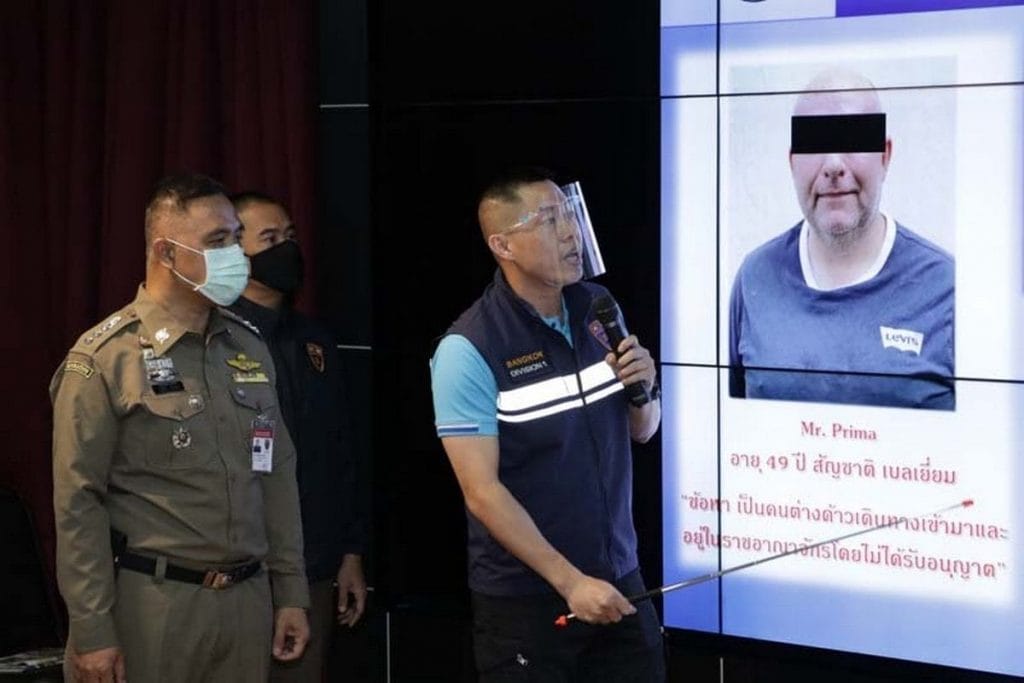 Un belge s'est introduit en Thaïlande après avoir été mis sur liste noire puis est apparu dans des films thaïlandais