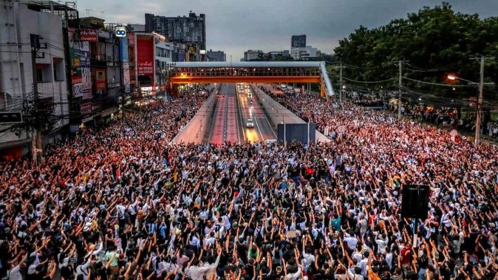 Manifestations anti-gouvernementale en Thailande