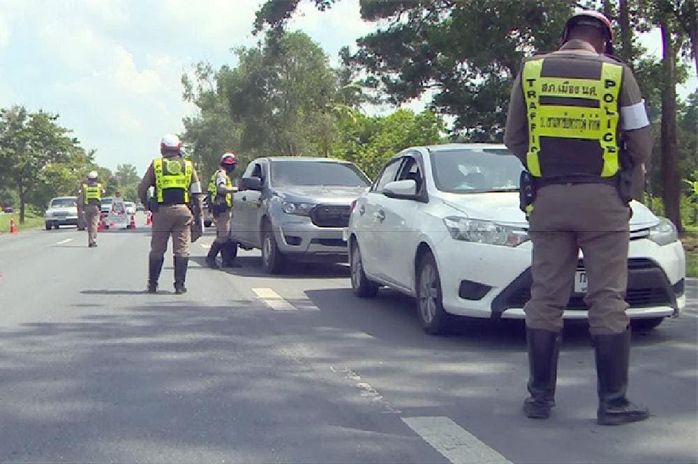 Controle de police Thailande