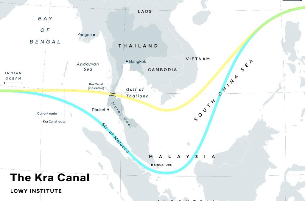 Par terre ou par mer, la Thaïlande persévère avec le canal de Kra