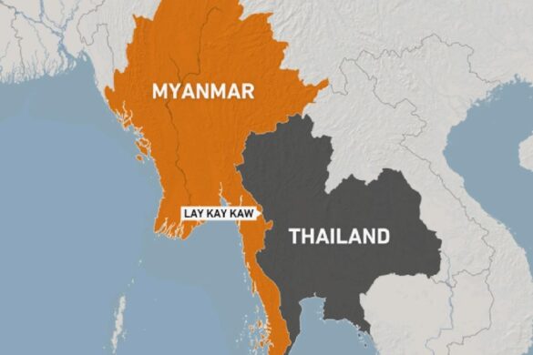 Des centaines de personnes fuient en Thaïlande après des raids aériens au Myanmar