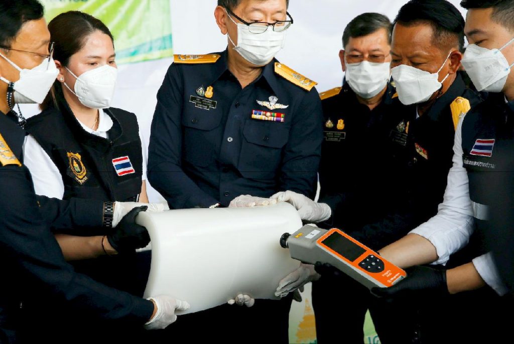 897 kilos de méthamphétamine à destination de Taïwan saisi en Thaïlande