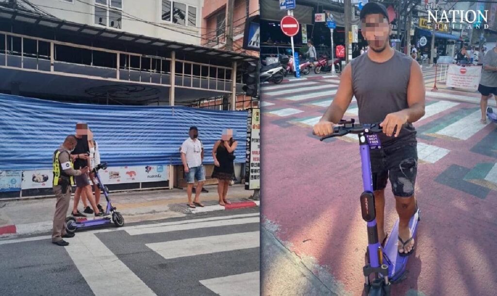 La police de Phuket critiquée après l'arrestation de touristes en trottinette électrique