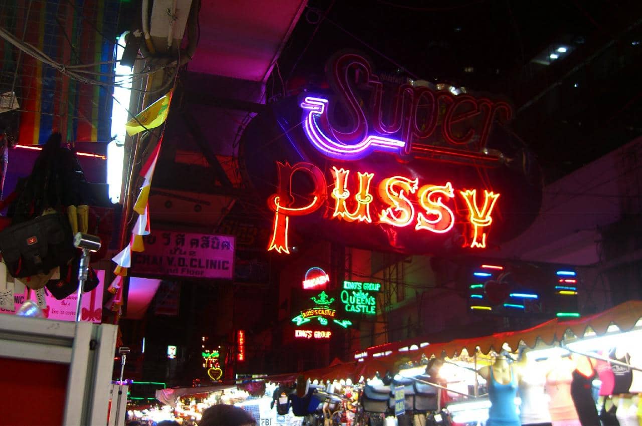 Rue de Patpong à Bangkok