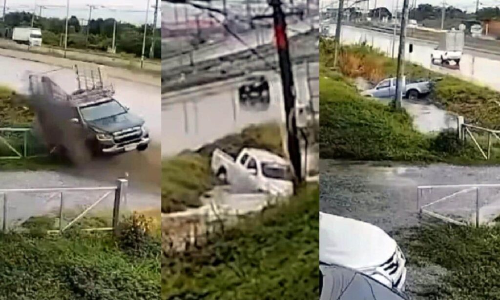 9 voitures en 3 jours s'envolent d'une route "maudite" dans l'est de la Thaïlande