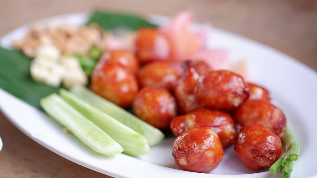 saucisse d'Isaan, Sai Kork Isann