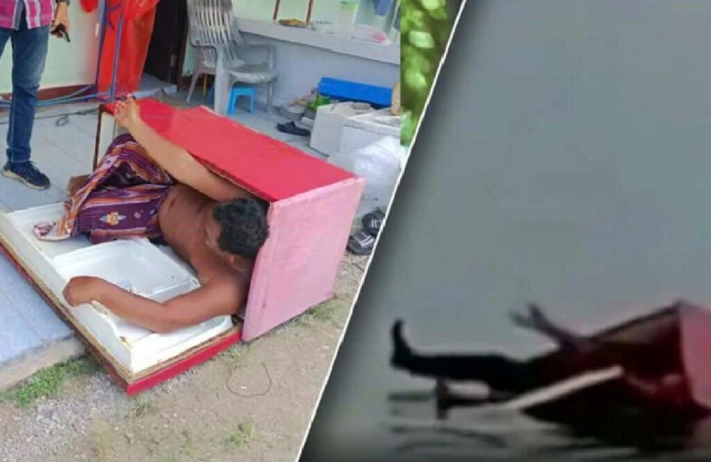 Un pêcheur sauvé par son réfrigérateur dans le sud de la Thaïlande