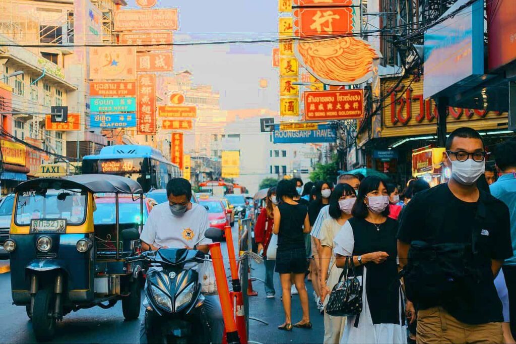 Quartier chinois de Bangkok.