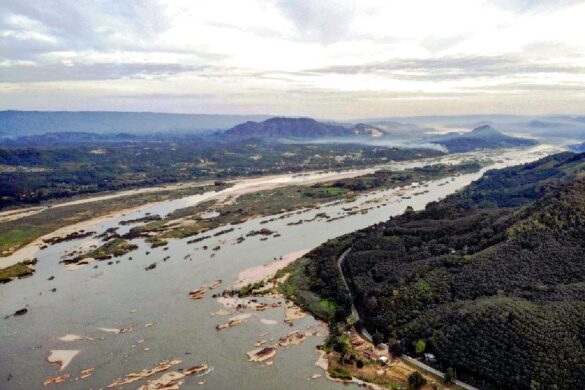 Le fleuve Mékong est à moitié mort