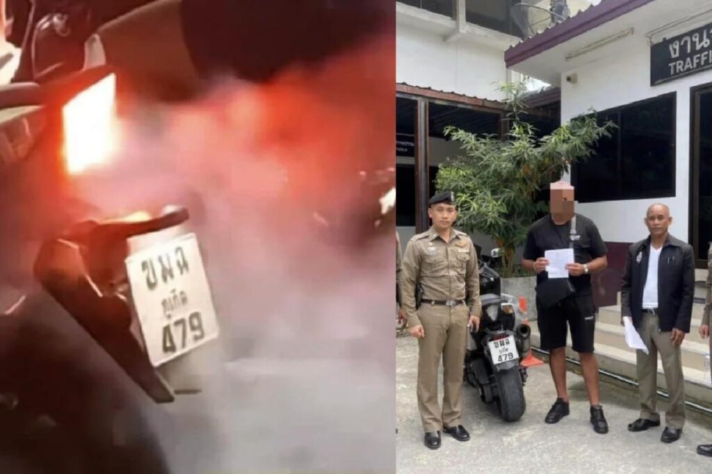 La chasse aux motards irrespectueux continue en Thaïlande, un français arrêté