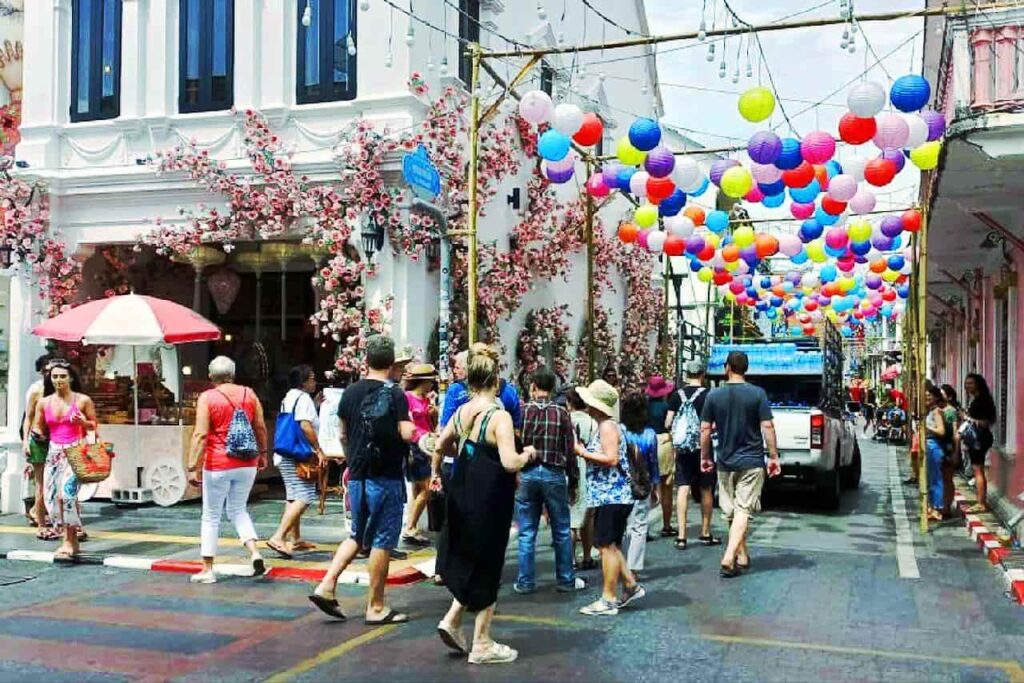 Touristes à Phuket