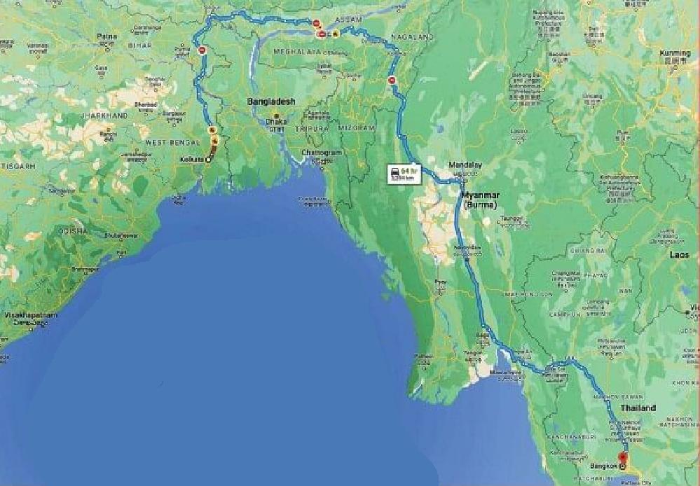 Une autoroute de 2800 km reliant Bangkok à Calcutta sera opérationnelle en 2027