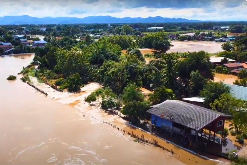 Des régions de Thaïlande ravagées par les inondations