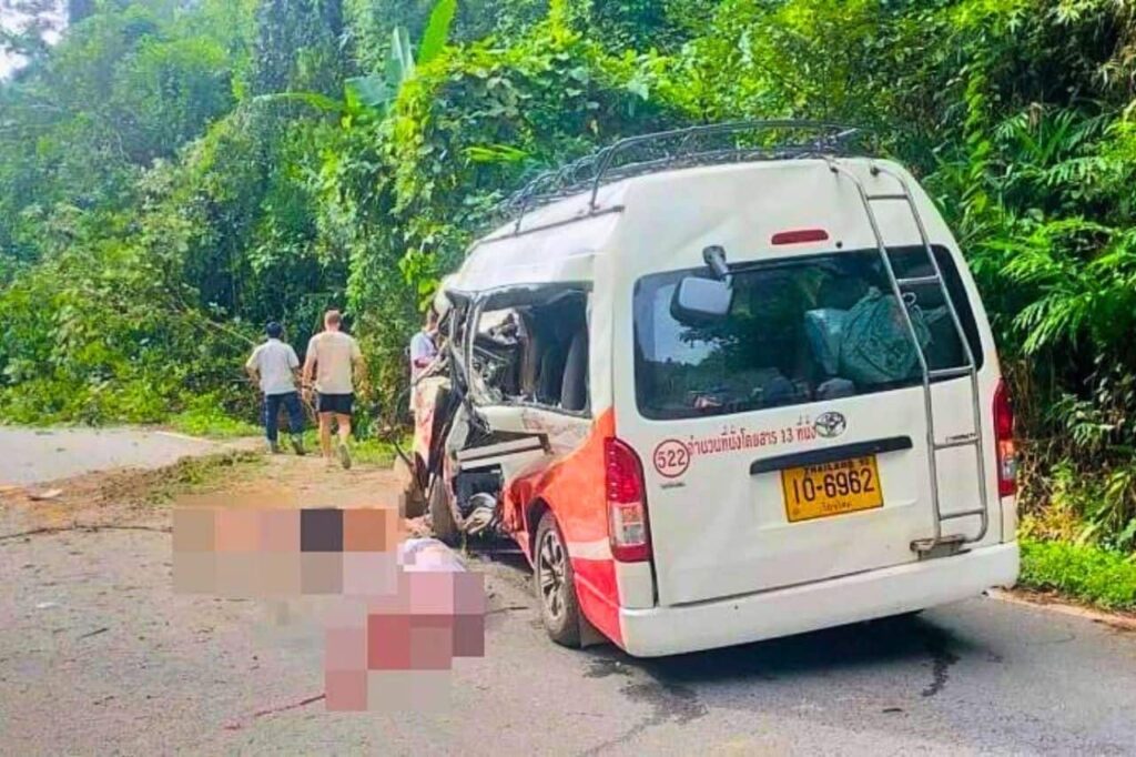 Accident de minibus à Chiang Mai en novembre 2023