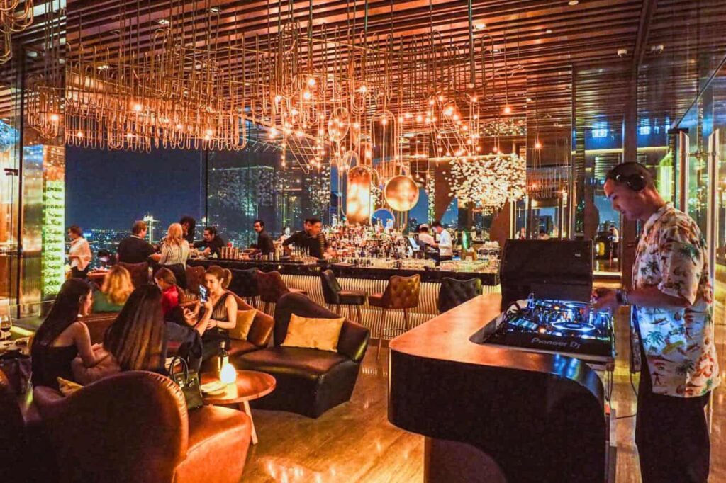 SEEN Restaurant & Bar in Bangkok, Thailand.