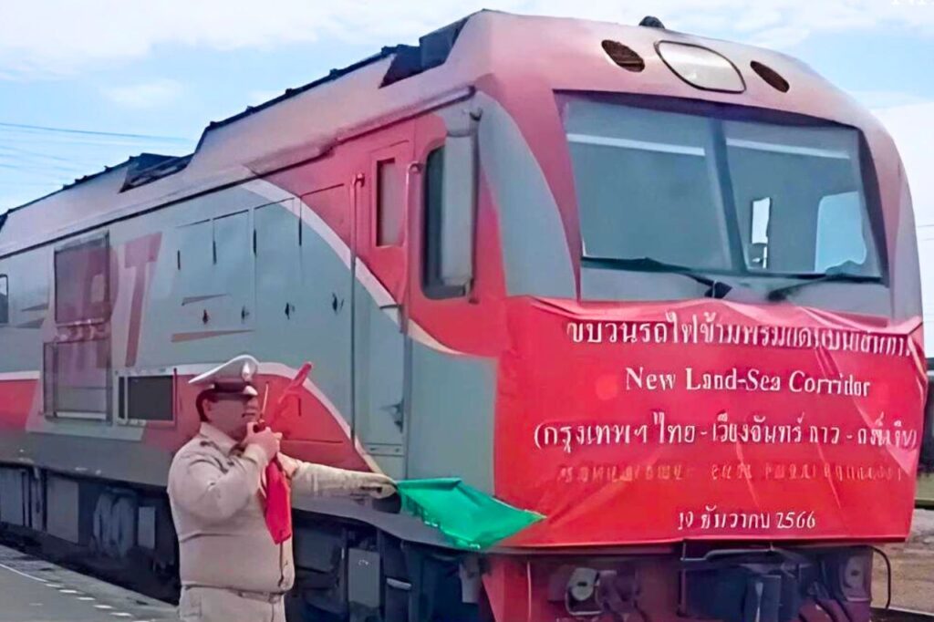 Départ du 1ᵉʳ train Thaïlande - Chine