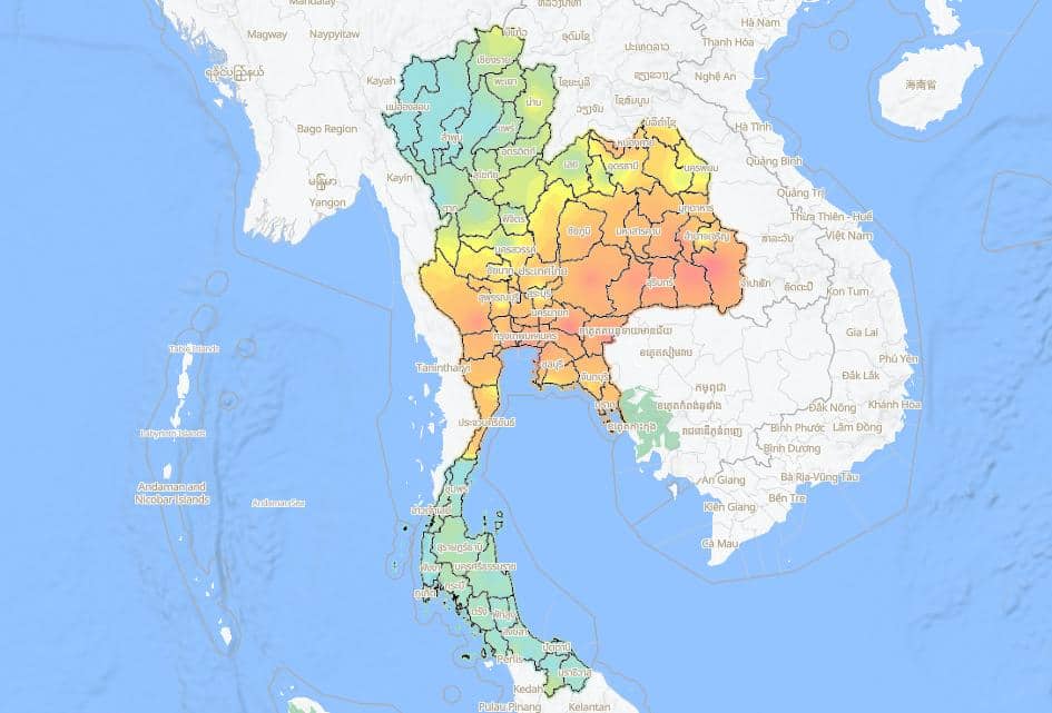 Pollution de l'air : la Thaïlande classée parmi les pires pays au monde