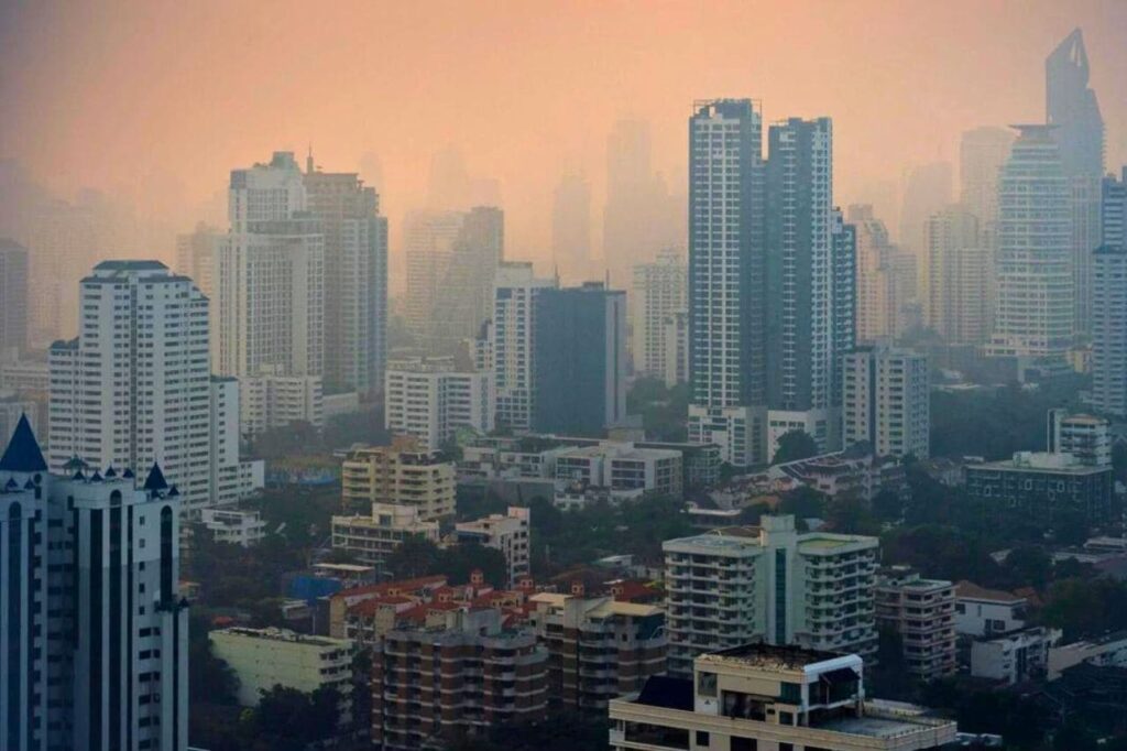 Pollution atmosphérique à Bangkok