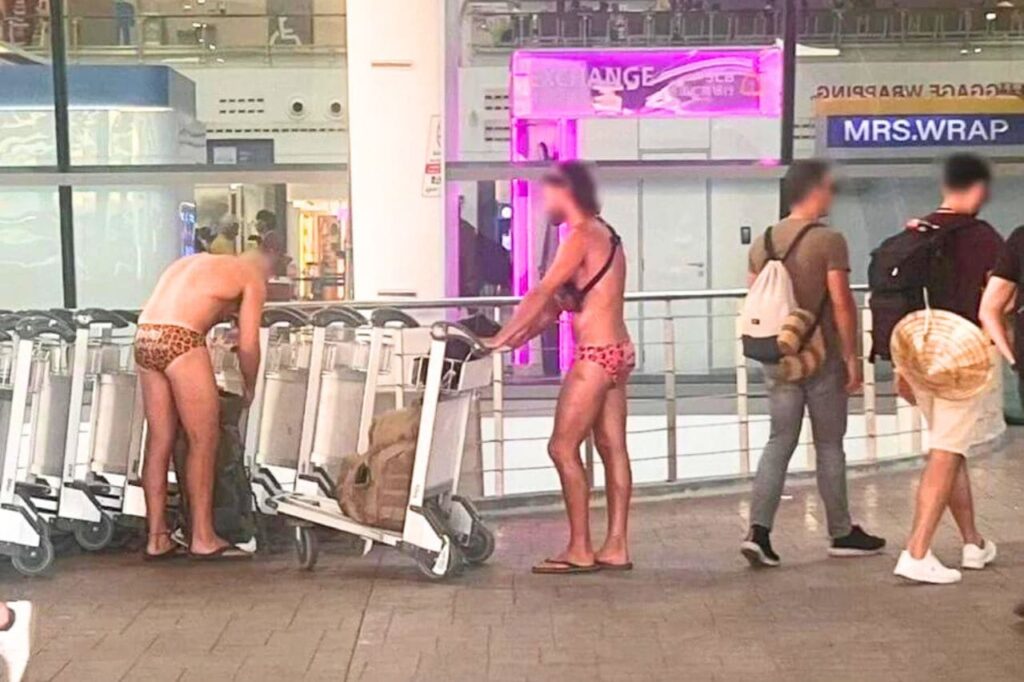 Nouveau scandale en Thaïlande : des touristes en maillot de bain dans un aéroport