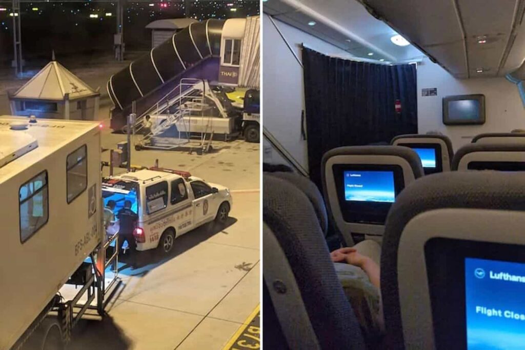 Un passager vomi des litres de sang et meurt sur un vol Bangkok-Munich