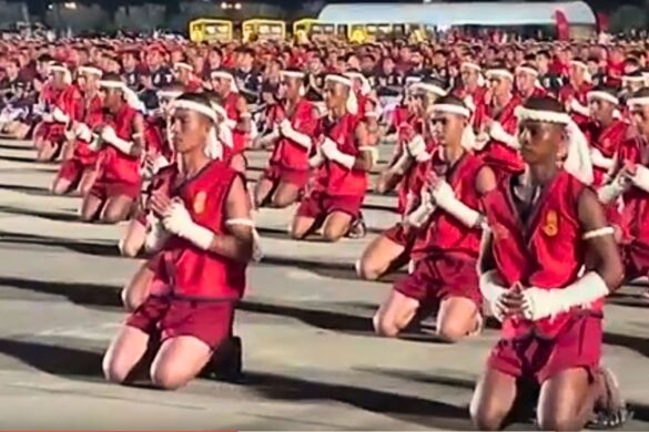 Thaïlande : le plus grand rituel de Muay Thai inscrit dans le livre Guinness des records