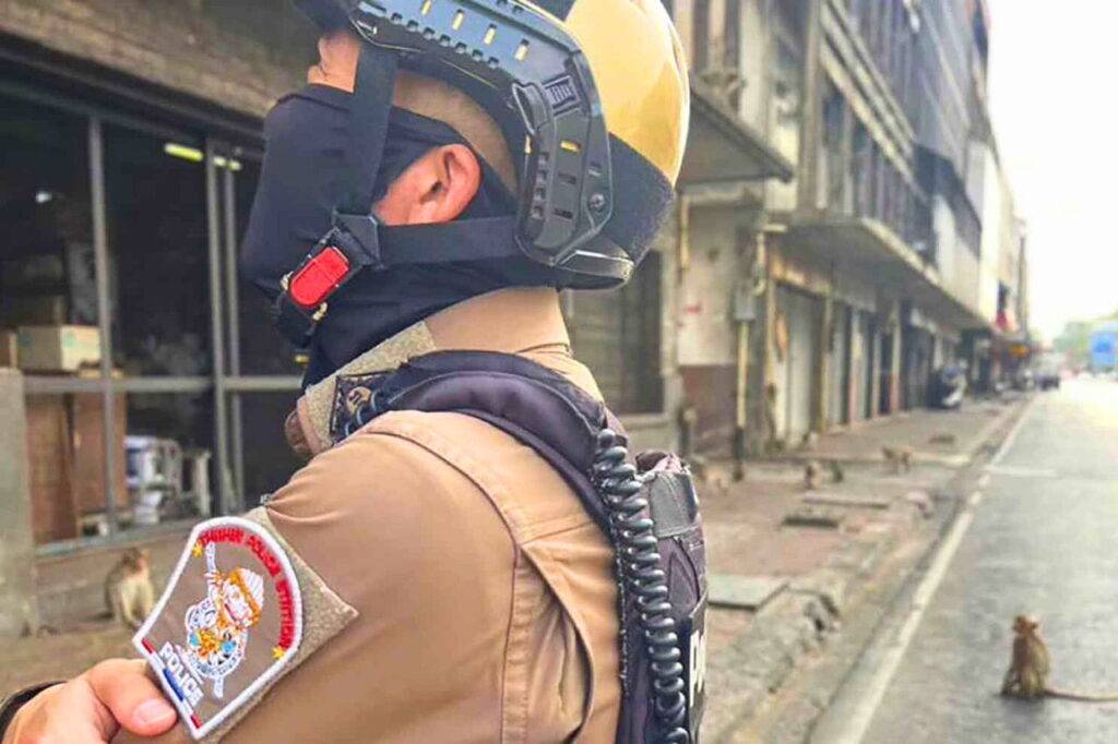 La Thaïlande lance une unité de police pour attraper les singes délinquants.