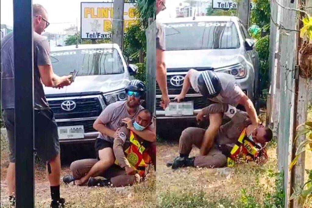 Agression d'un policier par 2 touristes en Thaïlande : ils risquent de 5 à 10 ans de prison