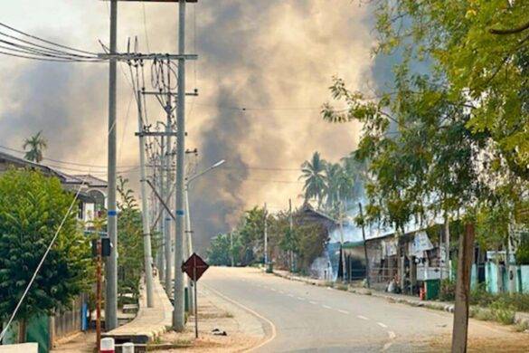 L&rsquo;armée du Myanmar en déroute demande l&rsquo;aide de la Thaïlande