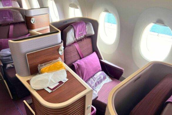 Les sièges en classe affaires de Thai Airways sous le feu des critiques
