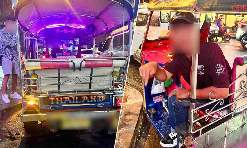 Les touristes fatigués d'être arnaqués par les taxis et tuk tuks en Thaïlande