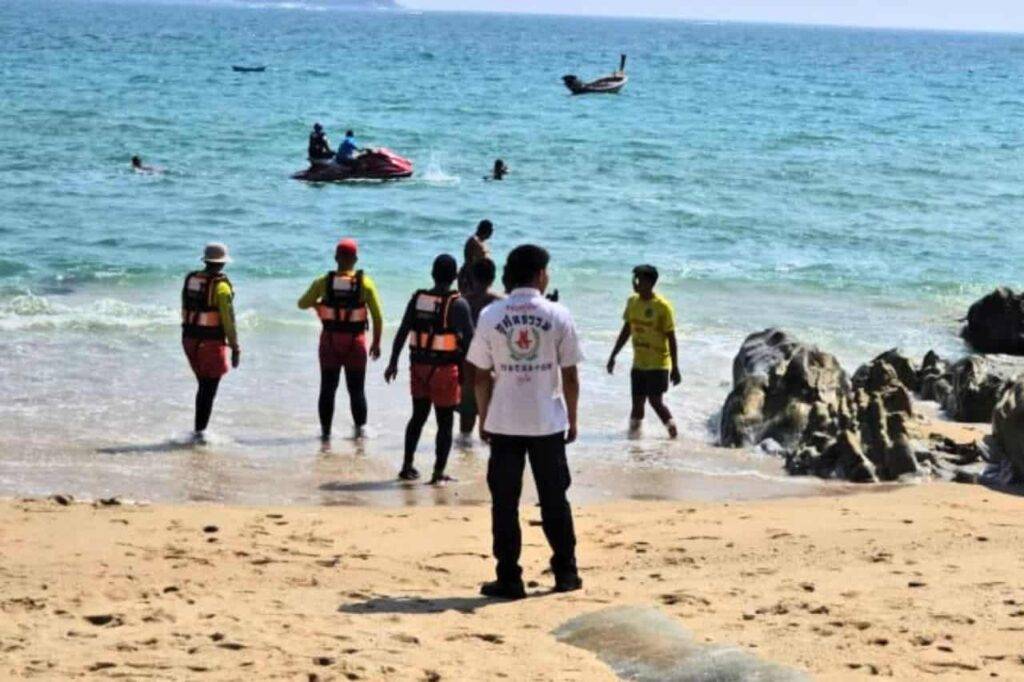 2 touristes se sont noyés à Phuket en Thaïlande malgré les drapeaux rouges