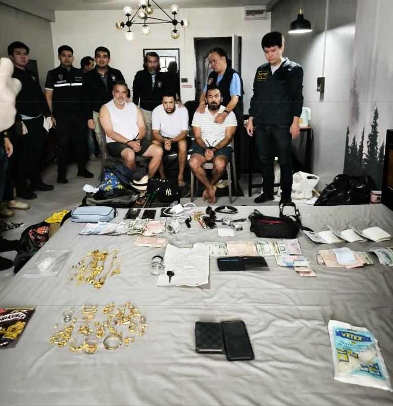 4 Colombiens arrêtés pour des cambriolages en Thaïlande